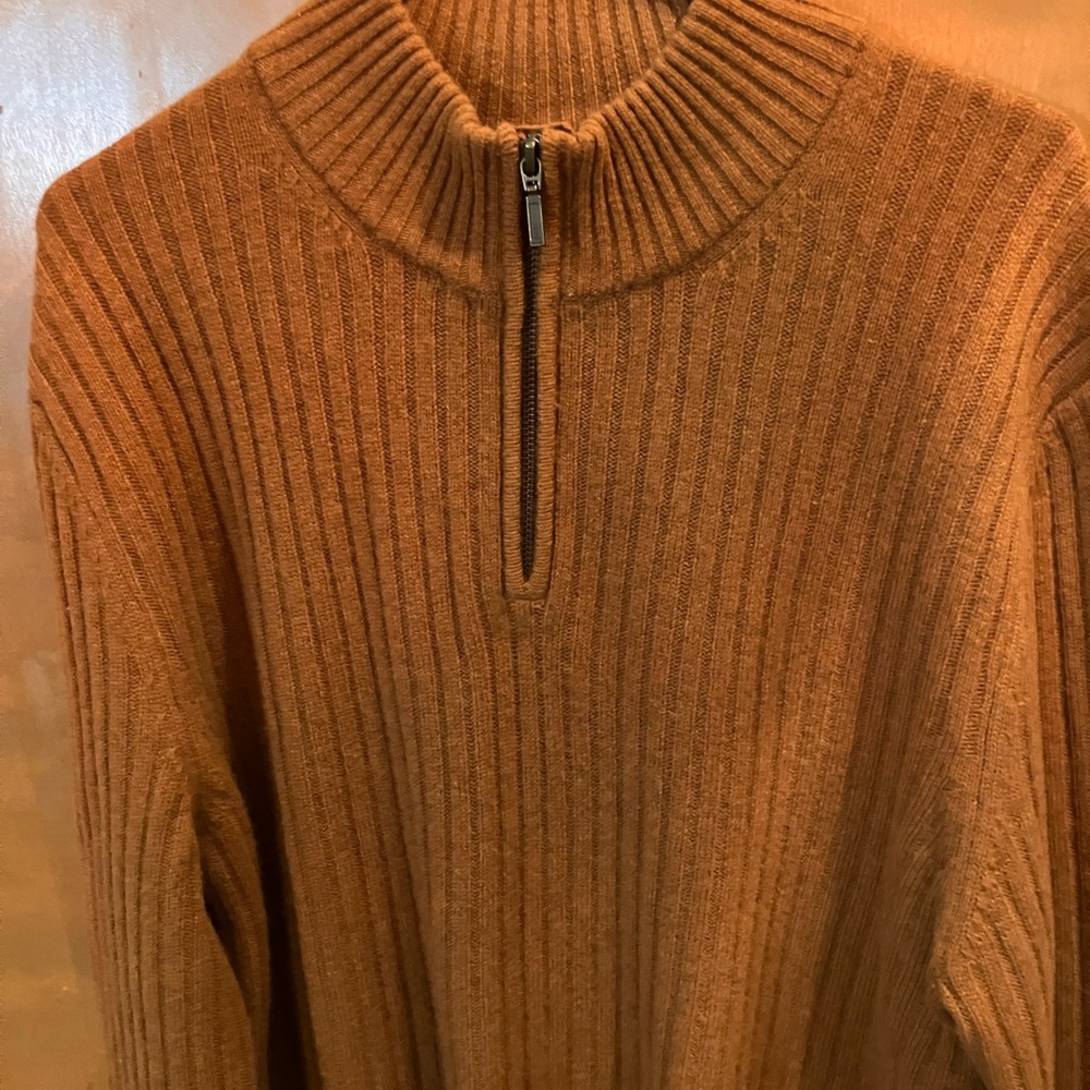 NEW Garnet Hill 100% CASHMERE LONG SLEVE WOMENS SWEATER size x-large❤️